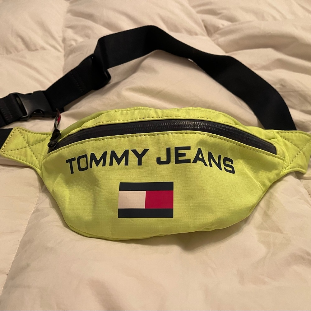 Yellow Tommy Hilfiger fanny bag